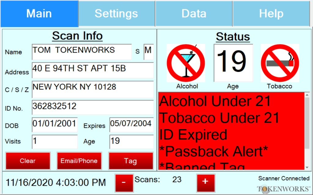 Scanner Beeps but does not Display Data/Not Connected Error