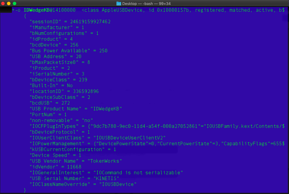 input out devices additional details terminal command